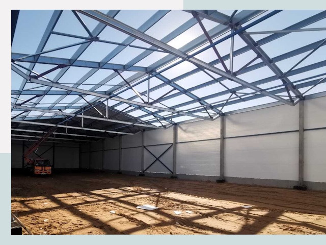 Строительство сенохранилищ в чусовом