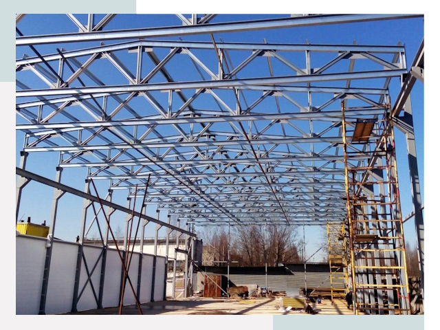 Строительство цехов в Чусовой от 627 руб. под ключ