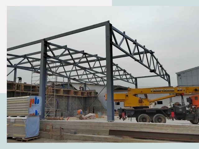 Строительство цехов в чусовом