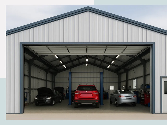 Ангары из сэндвич панелей от 627 руб. в Чусовой