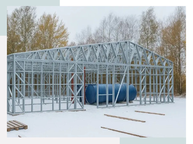 Металлические ангары в чусовом