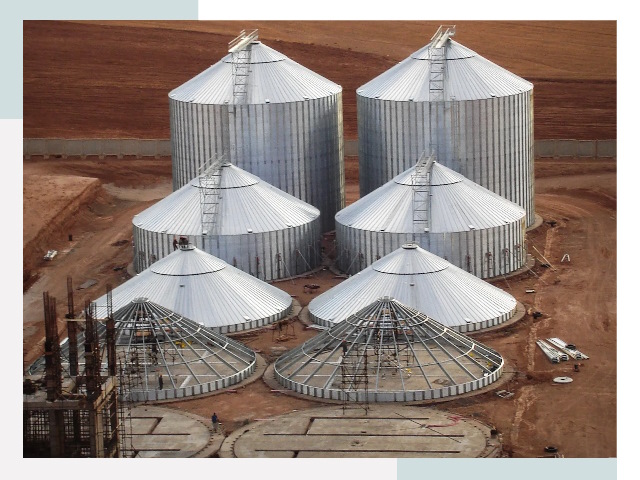 Строительство зерновых силосов в чусовом