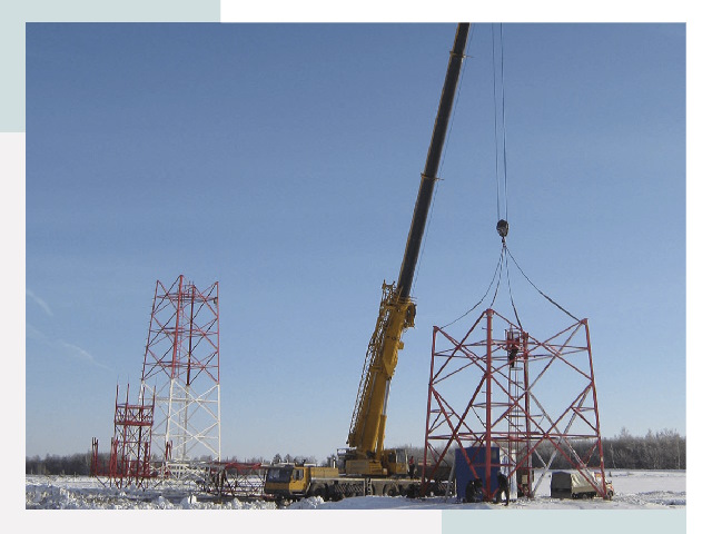 Монтаж вышек связи в чусовом