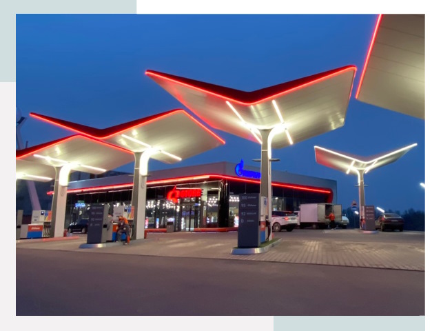 Навесы для АЗС в чусовом