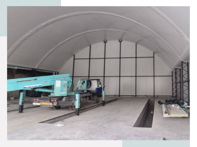 Внутреннее оснащение ангаров в чусовом